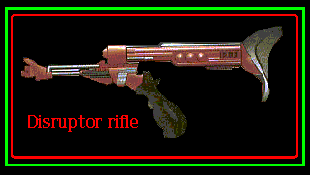 disruptor rifle image, Klingon energy weapon for Klingon sims